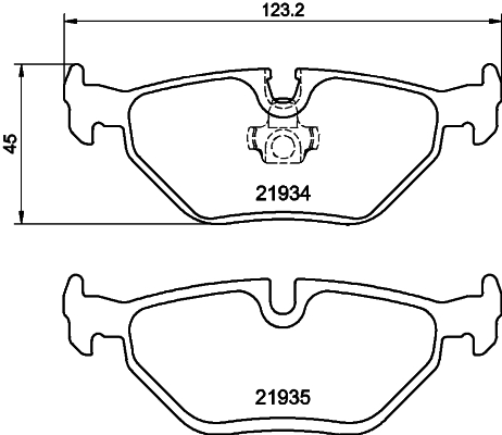 Picture of MINTEX - MDB1888 - Brake Pad Set, disc brake (Braking System)