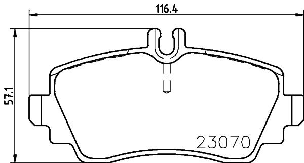 Picture of MINTEX - MDB1924 - Brake Pad Set, disc brake (Brake System)