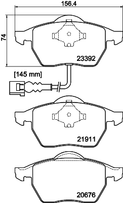 Picture of MINTEX - MDB2041 - Brake Pad Set, disc brake (Brake System)