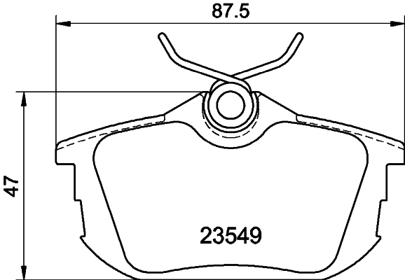 Picture of MINTEX - MDB1831 - Brake Pad Set, disc brake (Brake System)