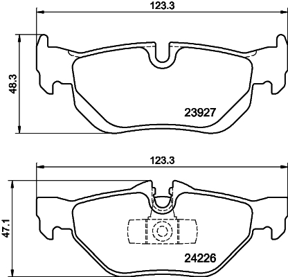 Picture of MINTEX - MDB2683 - Brake Pad Set, disc brake (Brake System)