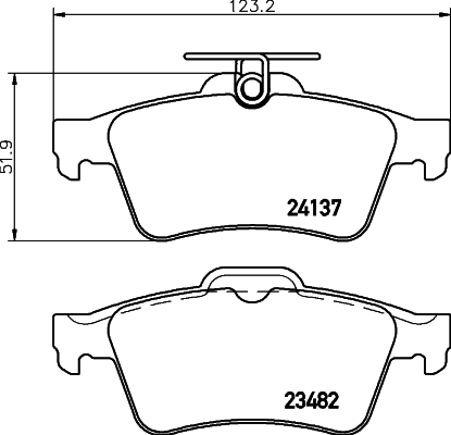 Picture of MINTEX - MDB2686 - Brake Pad Set, disc brake (Brake System)