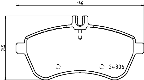 Picture of MINTEX - MDB2830 - Brake Pad Set, disc brake (Brake System)