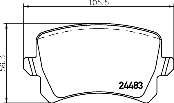 Picture of MINTEX - MDB2888 - Brake Pad Set, disc brake (Brake System)