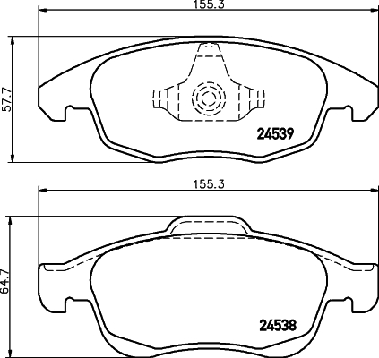 Picture of MINTEX - MDB2890 - Brake Pad Set, disc brake (Brake System)