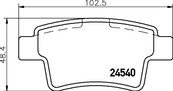 Picture of MINTEX - MDB2892 - Brake Pad Set, disc brake (Brake System)