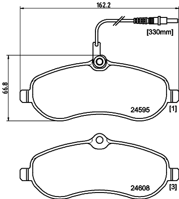 Picture of MINTEX - MDB2901 - Brake Pad Set, disc brake (Braking System)