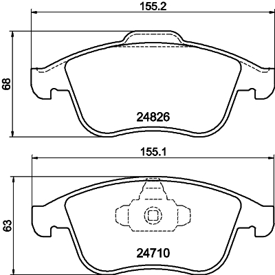 Picture of MINTEX - MDB3030 - Brake Pad Set, disc brake (Brake System)