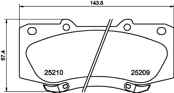 Picture of MINTEX - MDB3160 - Brake Pad Set, disc brake (Brake System)
