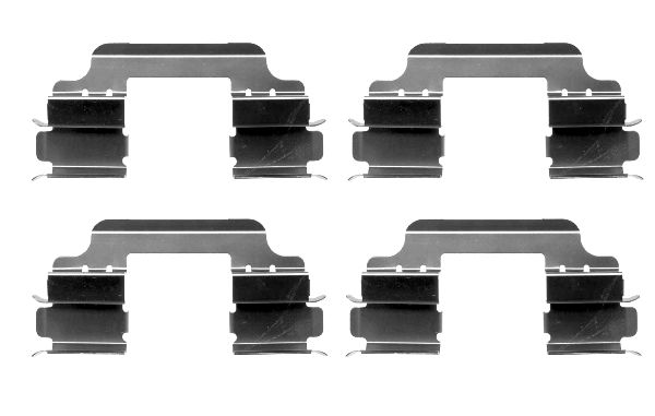 Picture of MINTEX - MBA1648 - Accessory Kit, disc brake pads (Brake System)