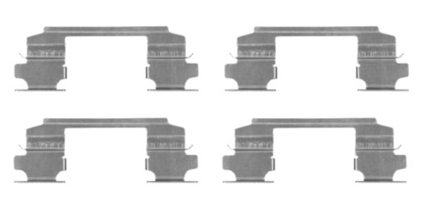 Picture of MINTEX - MBA1686 - Accessory Kit, disc brake pads (Brake System)