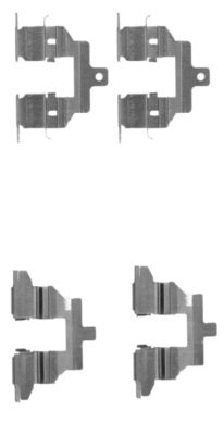 Picture of MINTEX - MBA1737 - Accessory Kit, disc brake pads (Brake System)