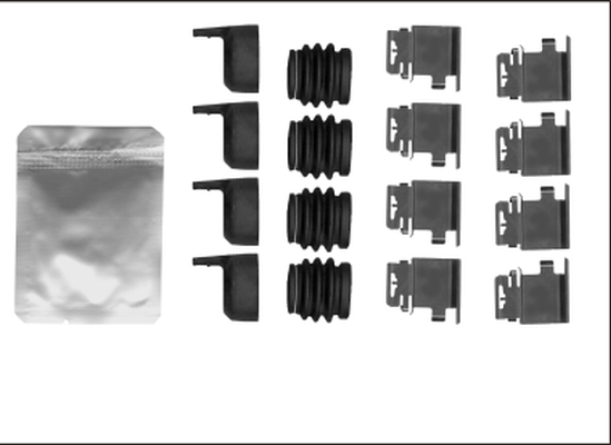 Picture of MINTEX - MBA1890 - Accessory Kit, disc brake pads (Brake System)