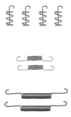 Picture of MINTEX - MBA832 - Accessory Kit, parking brake shoes (Brake System)