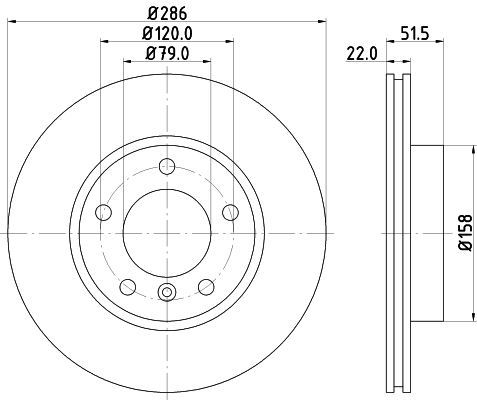 Picture of MINTEX - MDC624C - Brake Disc (Brake System)