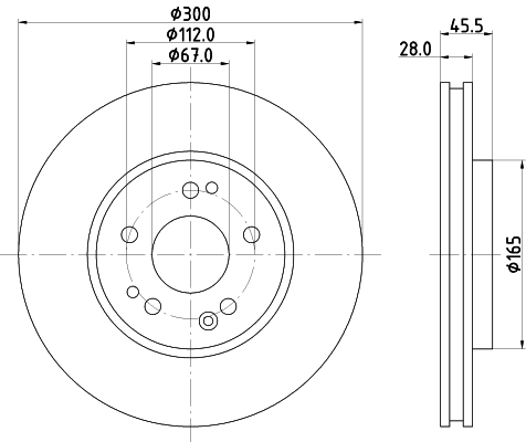 Picture of MINTEX - MDC765 - Brake Disc (Brake System)