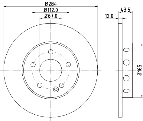 Picture of MINTEX - MDC806 - Brake Disc (Brake System)