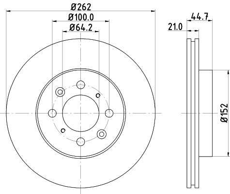 Picture of MINTEX - MDC1023C - Brake Disc (Brake System)