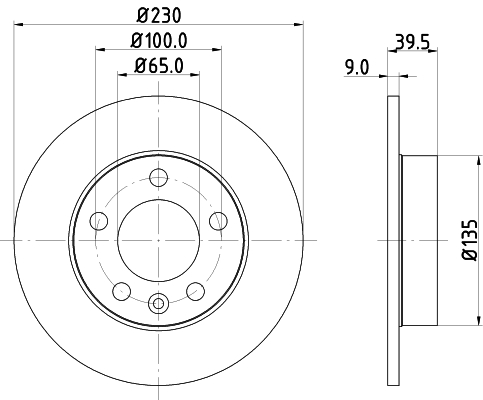 Picture of MINTEX - MDC980C - Brake Disc (Braking System)