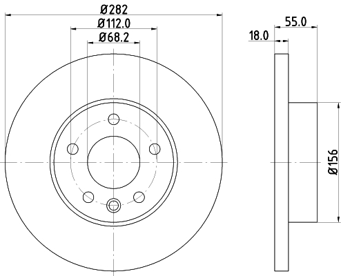 Picture of MINTEX - MDC1046 - Brake Disc (Brake System)