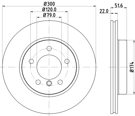 Picture of MINTEX - MDC1383C - Brake Disc (Brake System)