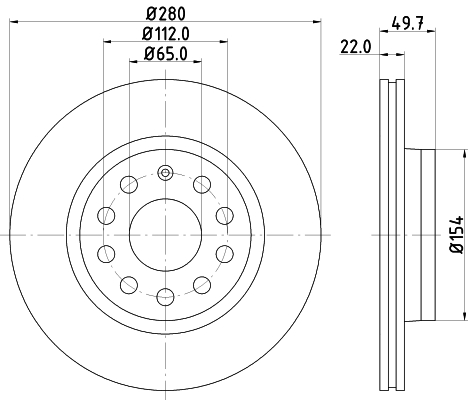 Picture of MINTEX - MDC1639C - Brake Disc (Braking System)