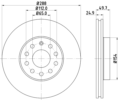 Picture of MINTEX - MDC1638C - Brake Disc (Braking System)