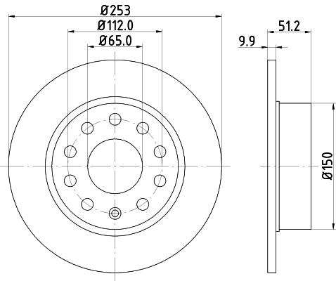 Picture of MINTEX - MDC1640C - Brake Disc (Brake System)