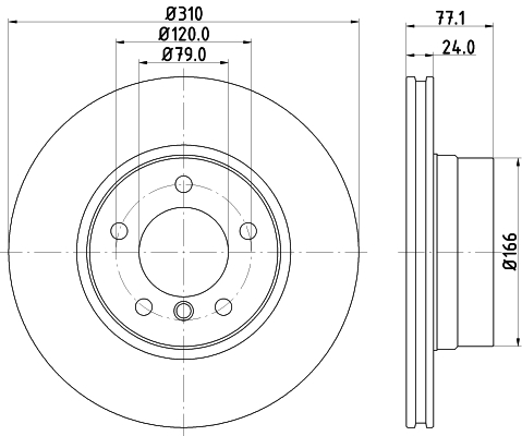 Picture of MINTEX - MDC1658C - Brake Disc (Brake System)
