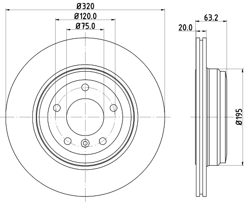 Picture of MINTEX - MDC1660C - Brake Disc (Brake System)