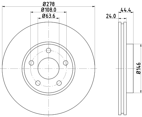 Picture of MINTEX - MDC1556C - Brake Disc (Brake System)