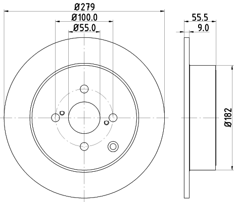 Picture of MINTEX - MDC1677 - Brake Disc (Brake System)