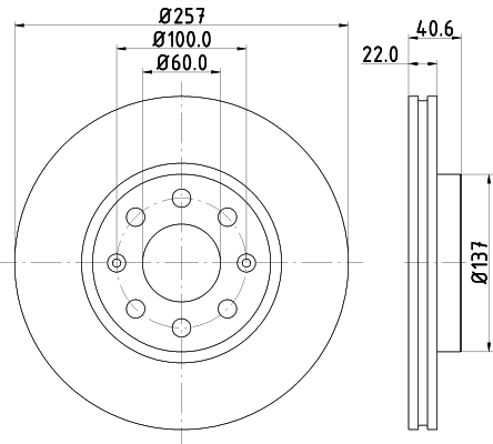 Picture of MINTEX - MDC1735C - Brake Disc (Braking System)