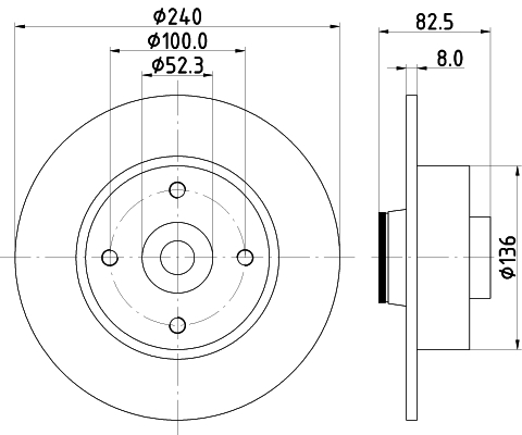 Picture of MINTEX - MDC1762 - Brake Disc (Brake System)