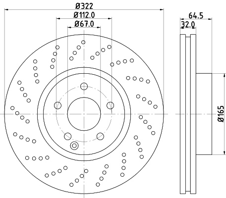 Picture of MINTEX - MDC2053 - Brake Disc (Brake System)