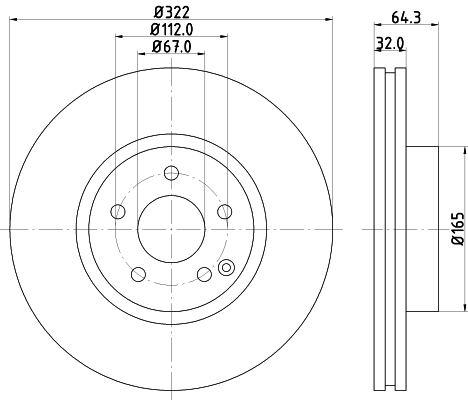 Picture of MINTEX - MDC2052 - Brake Disc (Brake System)