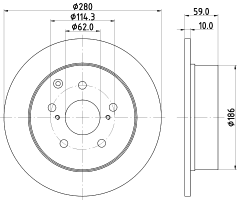 Picture of MINTEX - MDC2029 - Brake Disc (Brake System)