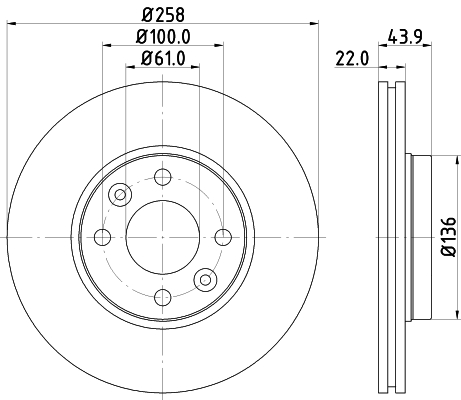 Picture of MINTEX - MDC2384 - Brake Disc (Brake System)