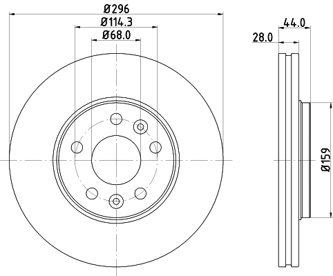 Picture of MINTEX - MDC2676 - Brake Disc (Brake System)