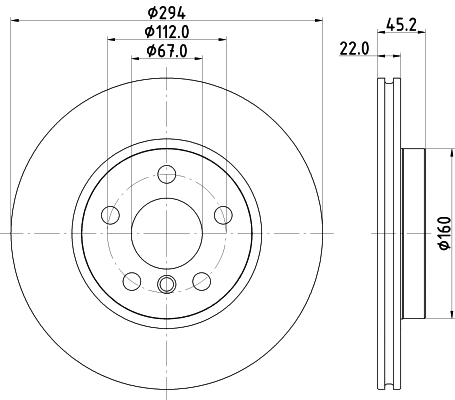 Picture of MINTEX - MDC2681 - Brake Disc (Brake System)