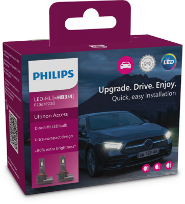 Picture of Philips HB3 HB4 LED Bulb Kit Ultinon Access