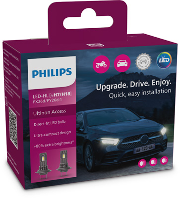 Picture of Philips H7 LED Bulb Kit Ultinon Access