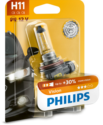 Picture of Philips H11 12V 55W  Vision Halogen Bulb