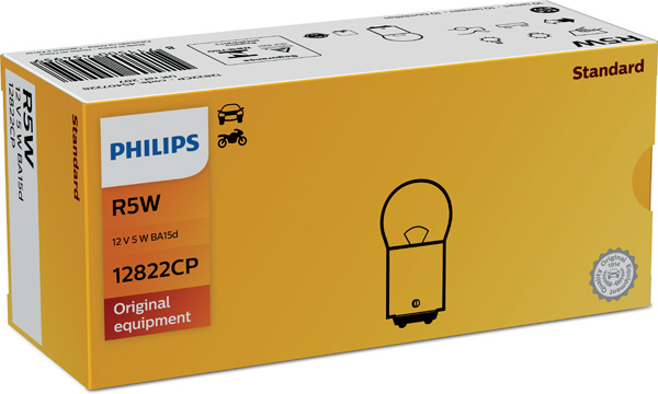 Picture of PHILIPS - 12822CP - Bulb, indicator (Signal System)