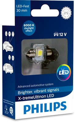Picture of PHILIPS - 129416000KX1 - Bulb, boot interior light (Lights)