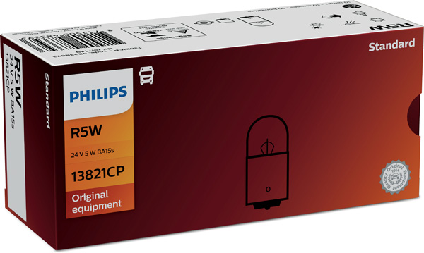 Picture of PHILIPS - 13821CP - Bulb, indicator (Signal System)