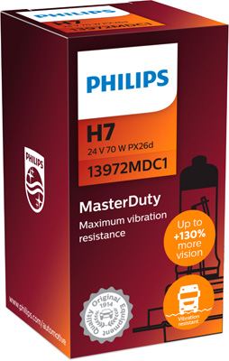 Picture of PHILIPS - 13972MDC1 - Bulb, headlight (Lighting System, universal)