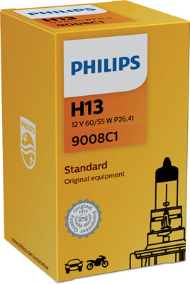 Picture of Philips H13 12V 60/55W Vision Halogen Bulb