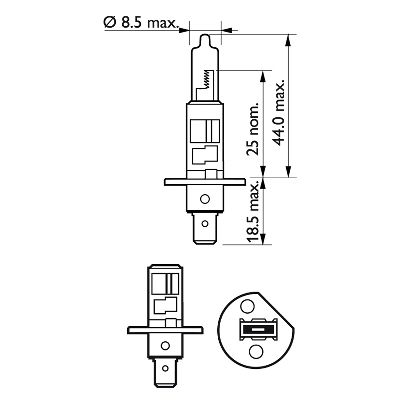 Picture of PHILIPS - 12258VPB1 - Bulb, spotlight (Lights)