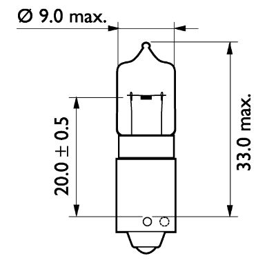 Picture of Bulb -  direction indicator - PHILIPS - 24356CP